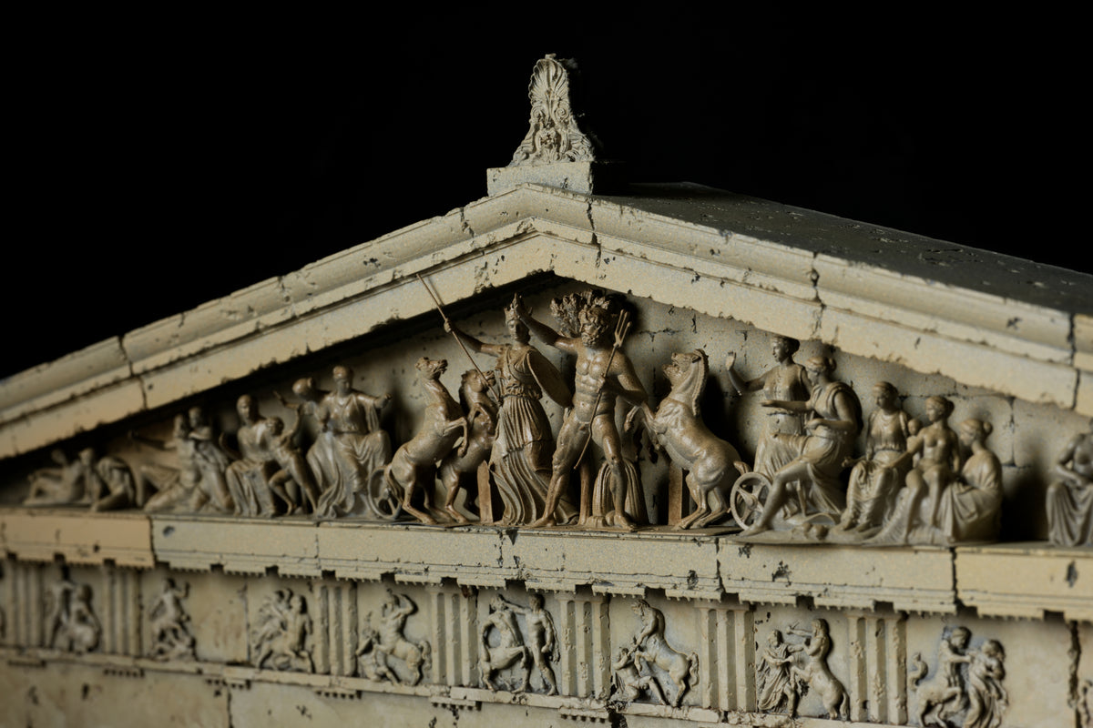 Parthenon West Facade Architectural Sculpture - Athens, Greece