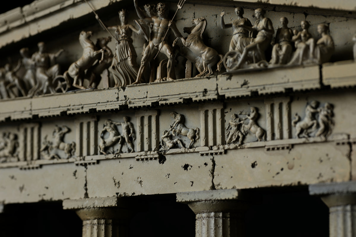 Parthenon West Facade Architectural Sculpture - Athens, Greece