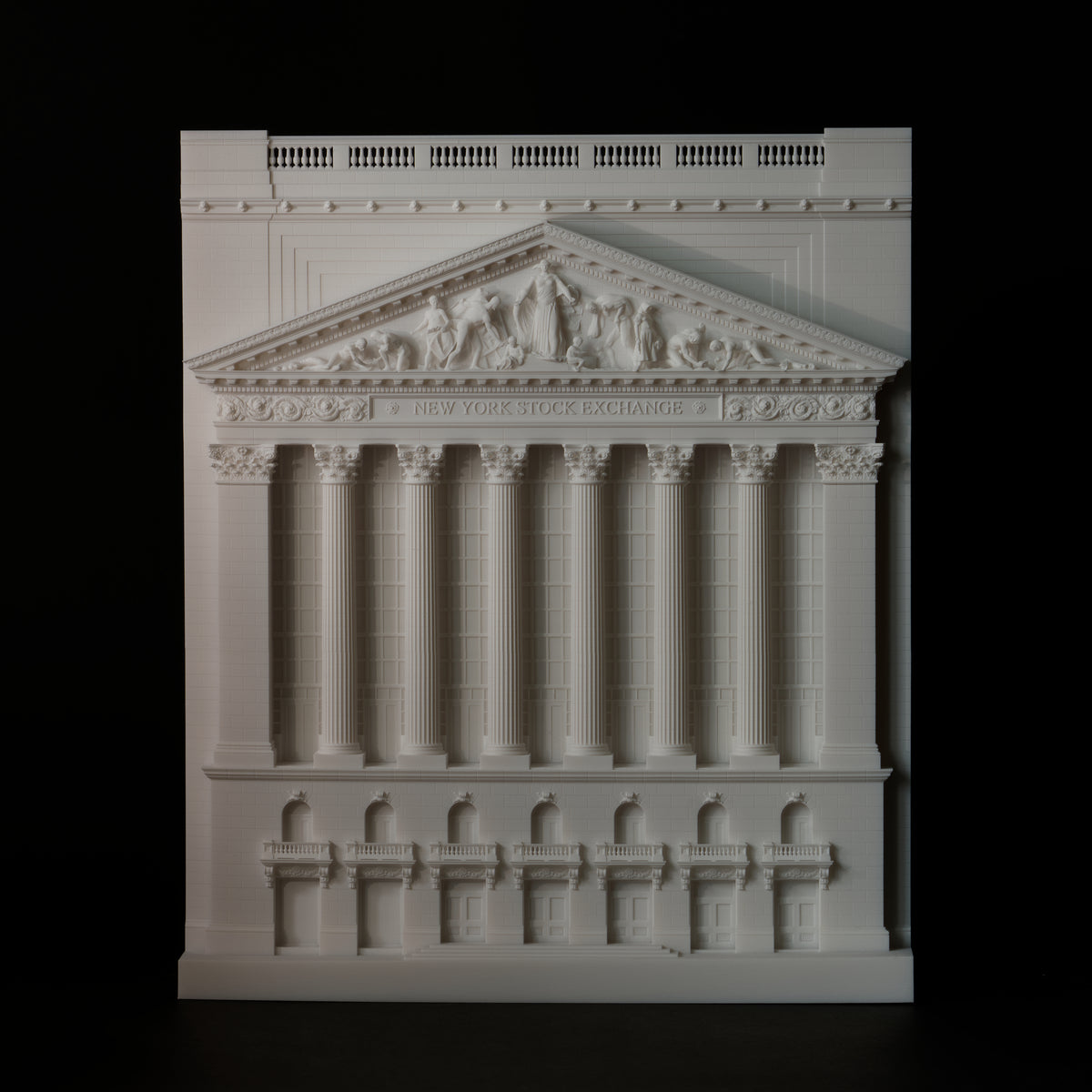 New York Stock Exchange Facade Model