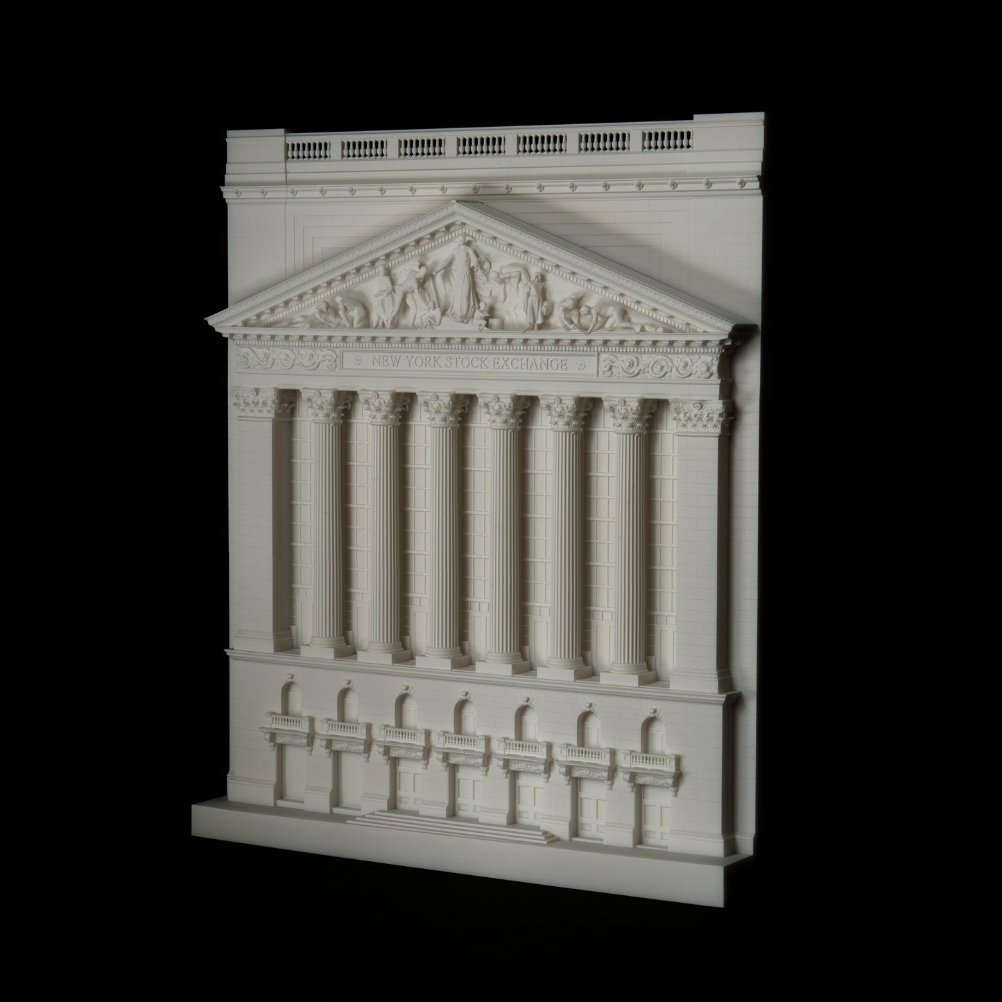 New York Stock Exchange Facade Model