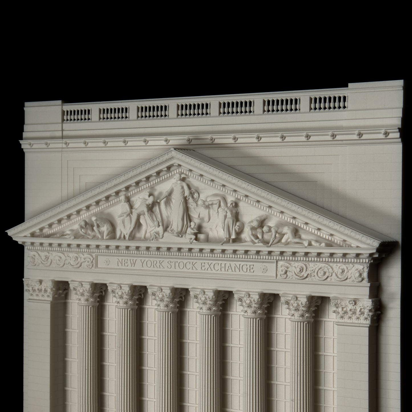 New York Stock Exchange Facade Model