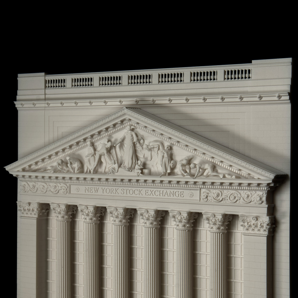 New York Stock Exchange Facade Model